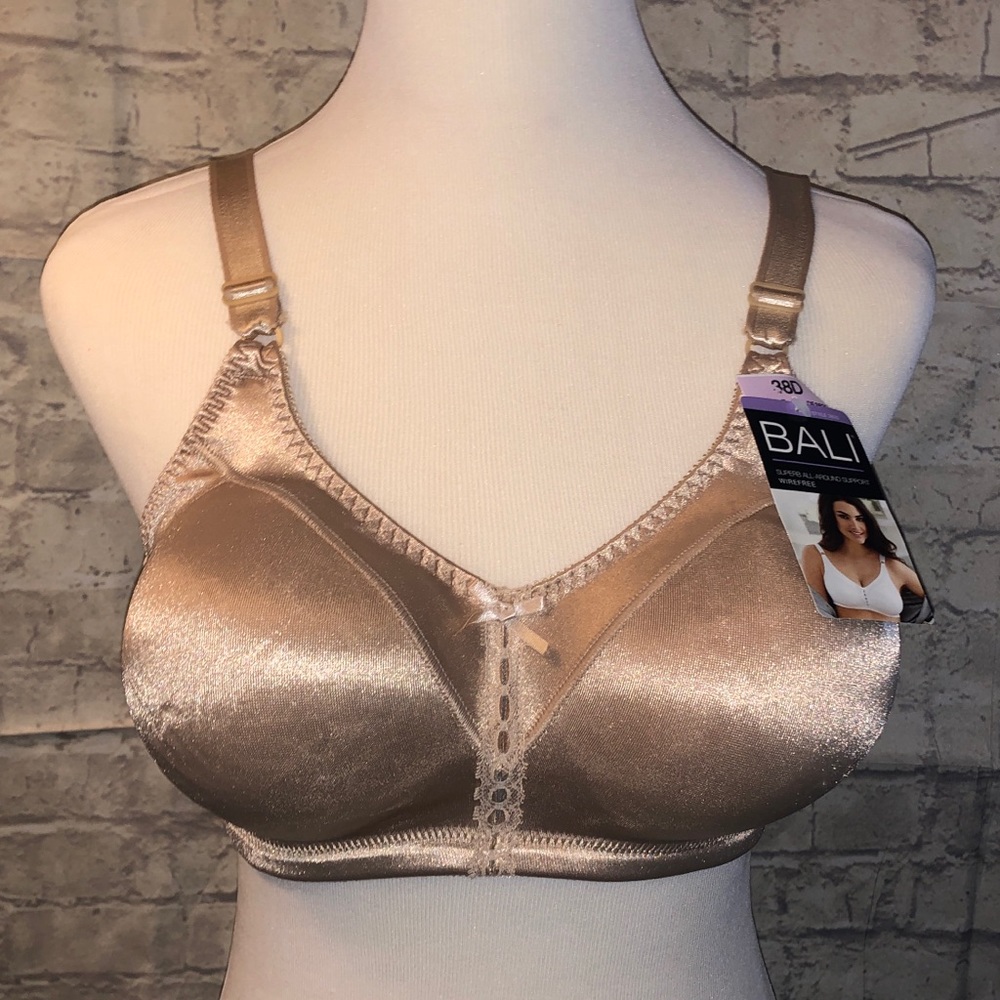 Bali Women's Double Support Wirefree Bra  38D NWT